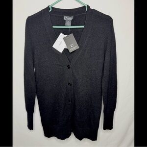 C by Bloomingdale's Women's Cashmere Sweater - Black XS NWT!
